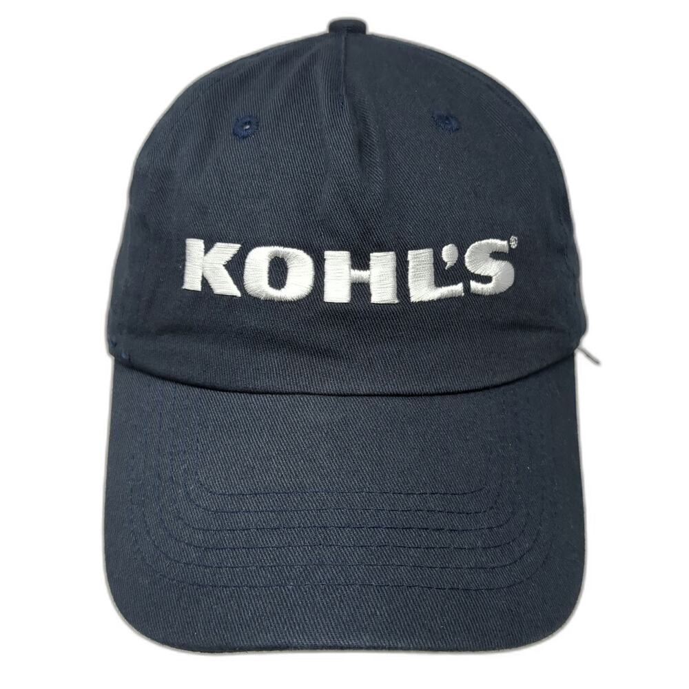 Hit 5 Panel Blue One Size Strapback Kohl's Embroidered Cotton Adjustable Hat